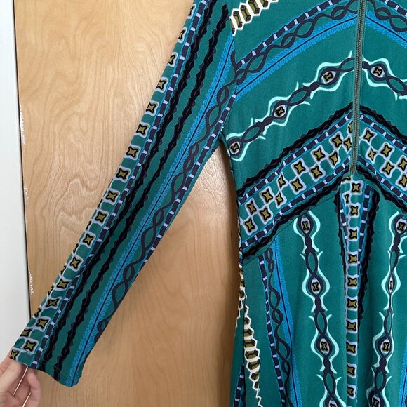 Free People Stella Green Longsleeve Dress - Women's Small - Picture 5 of 8